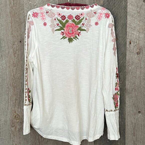 Sundance Embroidered Floral Shirt - Picture 5 of 6